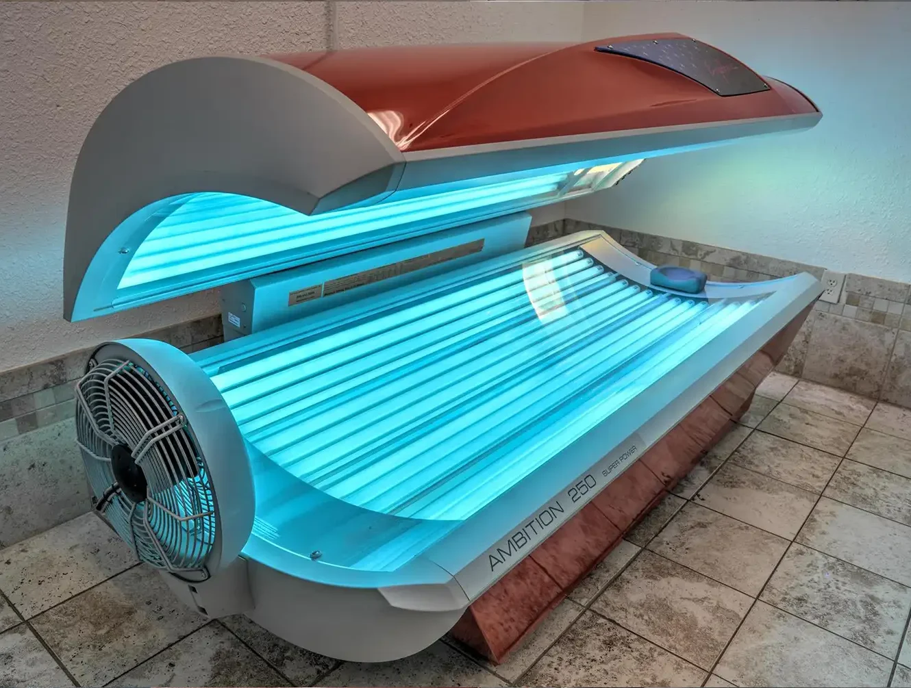 Leisure World Health Club Amenities Bethalto Illinois location - tanning bed