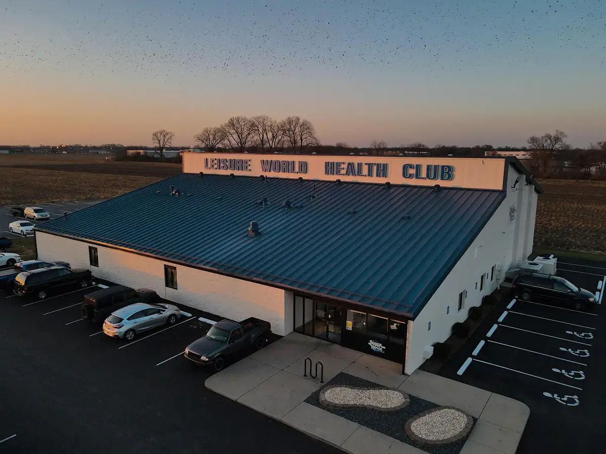 Leisure World Health Club Collinsville Illinois location exterior shot