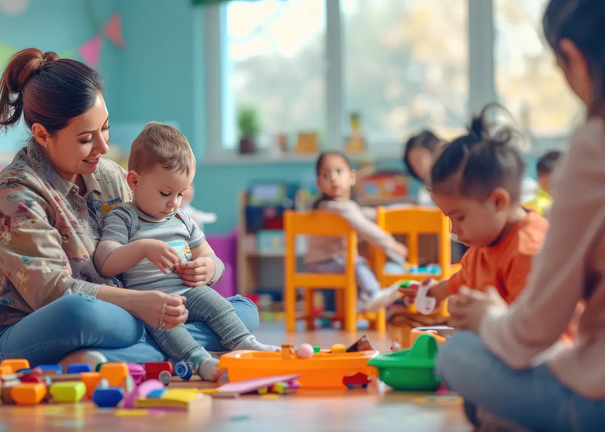 Gym Nursery childcare services, professionals watching after children while parents work out - Collinsville, IL - Bethalto, IL