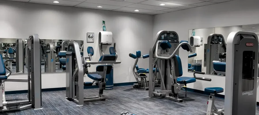 Leisure World Health Club Bethalto Illinois location - Nautilus equipment